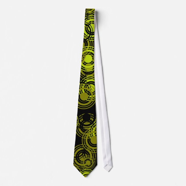 Vintages Retro Art PatternTie Krawatte (Vorderseite)