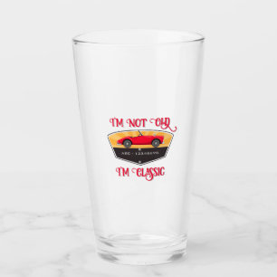 Vintages Retro-Auto Lover Glas