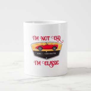 Vintages Retro-Auto Lover Jumbo-Tasse