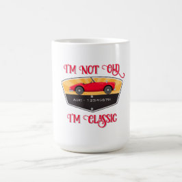 Vintages Retro-Auto Lover Kaffeetasse