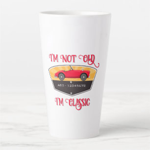 Vintages Retro-Auto Lover Milchtasse