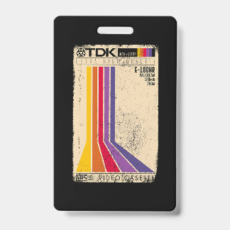 Vintages Retro-Band Ausweis