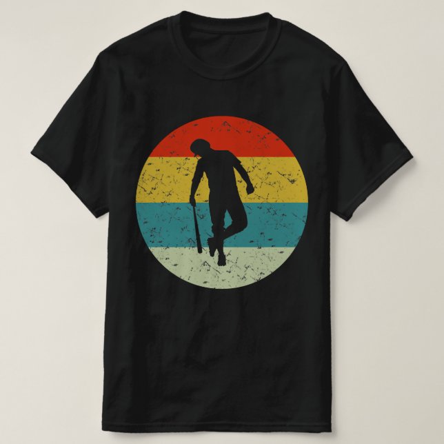 Vintages Retro-Baseball T-Shirt (Design vorne)