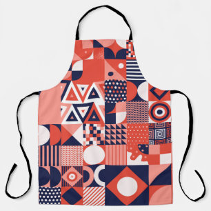 Vintages Retro-Bauhaus-Design Vintager nahtloser T Schürze