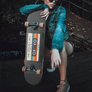 Vintages Retro-Bestes Kassettenband Skateboard
