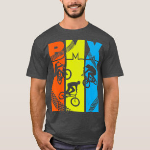 Vintages Retro BMX Funny BMX Reiter Fahrrad T-Shirt