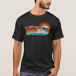 Vintages Retro-Boot Pontoon Boot El Capitan T-Shirt