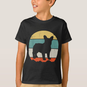 Vintages Retro Bulldog Geschenk für Hunde Vater Ma T-Shirt