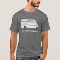 Vintages Retro Campervan Vanlife RV - passen Sie e