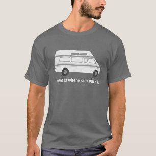 Vintages Retro Campervan Vanlife RV - passen Sie e T-Shirt