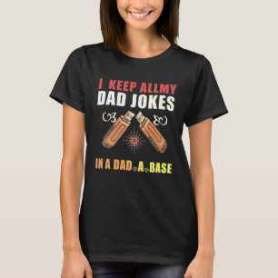 Vintages Retro-Design Behielt ich alle Witze meine T-Shirt