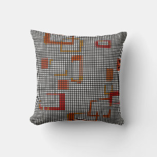 Vintages Retro Dots Disco Muster Pillow Kissen