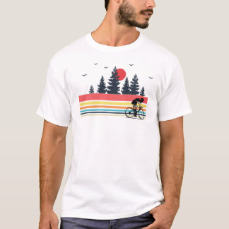Vintages Retro-Fahrrad Rad Mountain Bike Outdoo T-Shirt