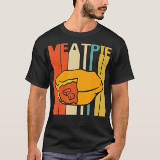 Vintages Retro-Fleisch Pie T-Shirt