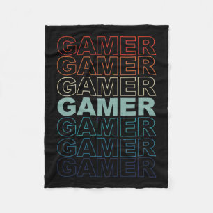 Vintages Retro Gamers Video Games Gaming Videogame Fleecedecke