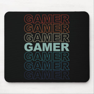 Vintages Retro Gamers Video Games Gaming Videogame Mousepad