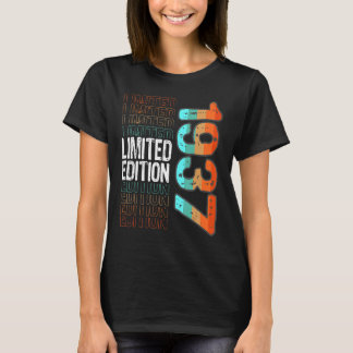 Vintages Retro-Geburtsjahr 1937 T-Shirt