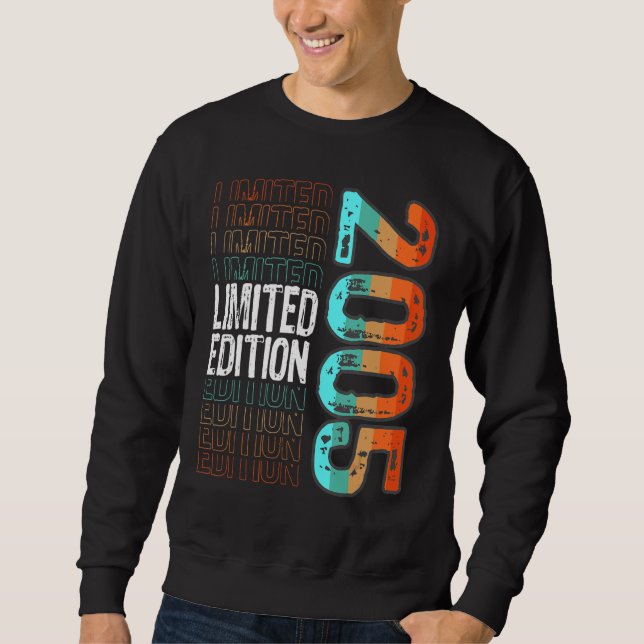 Vintages Retro-Geburtsjahr 2005 Sweatshirt (Vorderseite)