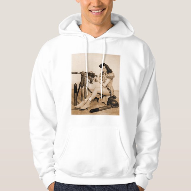 Vintages Retro Hoodie (Vorderseite)