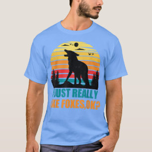 Vintages Retro Ich mag Foes, Niedlich für L T-Shirt