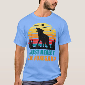 Vintages Retro Ich mag Foes, Niedlich für L T-Shirt