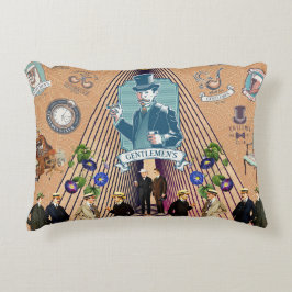 Vintages Retro mit Spitzen und Blume auftragen Dekokissen