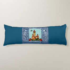 Vintages Retro mit Spitzen und Blume auftragen Seitenschläferkissen