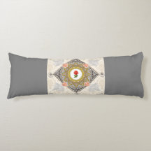 Vintages Retro mit Spitzen und Blume auftragen