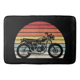 Vintages Retro-Motorrad Badematte