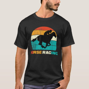 Vintages Retro-Pferderennen für Pferderennen T-Shirt