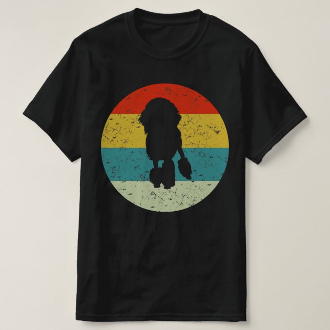Vintages Retro-Poddle T-Shirt (Design vorne)