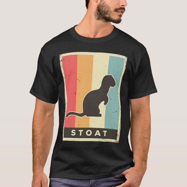 Vintages Retro-Poster T-Shirt (Vorderseite)
