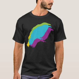 Vintages Retro Raben-Vogel-T-Shirt T-Shirt