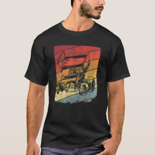 Vintages Retro-Racing-Race Sprint Car T-Shirt