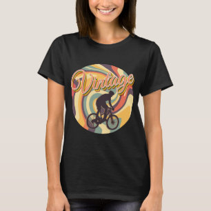 VINTAGES RETRO-Rad IN FARBEN TWIRL T-Shirt