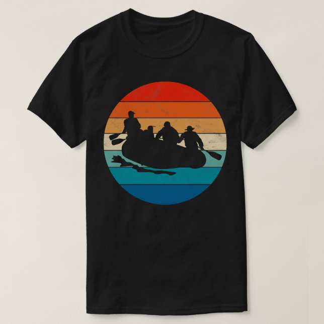 Vintages Retro-Rafting T-Shirt (Design vorne)