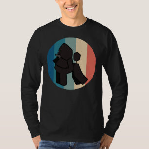 Vintages Retro-Rüde T-Shirt
