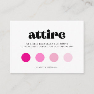 Vintages Retro-Script-Hochzeitskleid Begleitkarte