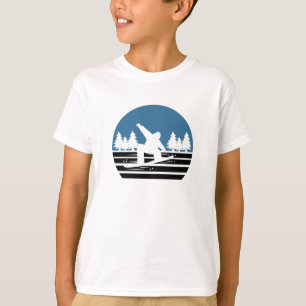 Vintages Retro-Snowboarden T-Shirt