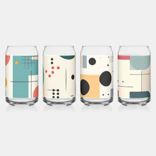 Vintages Retro Soda Can Glass Tumblers Set Dosenglas