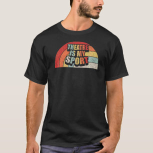 Vintages Retro Theater Schauspieler Musical Theate T-Shirt