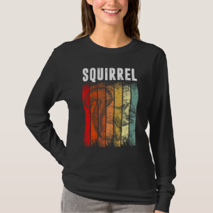 Vintages Retro-Thema Eichhörnchen Niedliches Tier T-Shirt
