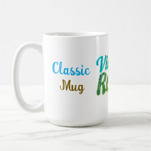 Vintages Retro-Typografie-Design - Kaffeetasse