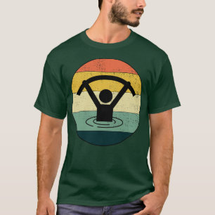 Vintages Retro Wasser Aerobic Fitness Aqua-Ticino T-Shirt