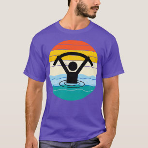 Vintages Retro Wasser Aerobic Fitness Aqua-Ticino T-Shirt