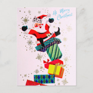 Vintages Retro Weihnachten Weihnachtsfeiertag Post