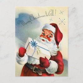 Vintages Retro Weihnachten Weihnachtsfeiertag Post