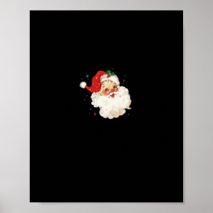 Vintages Retro-Weihnachtspulli Poster