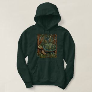 Vintages Retroschildkrötenwald Hoodie