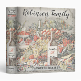 Vintages Rezept 3,8 Cm Ordner